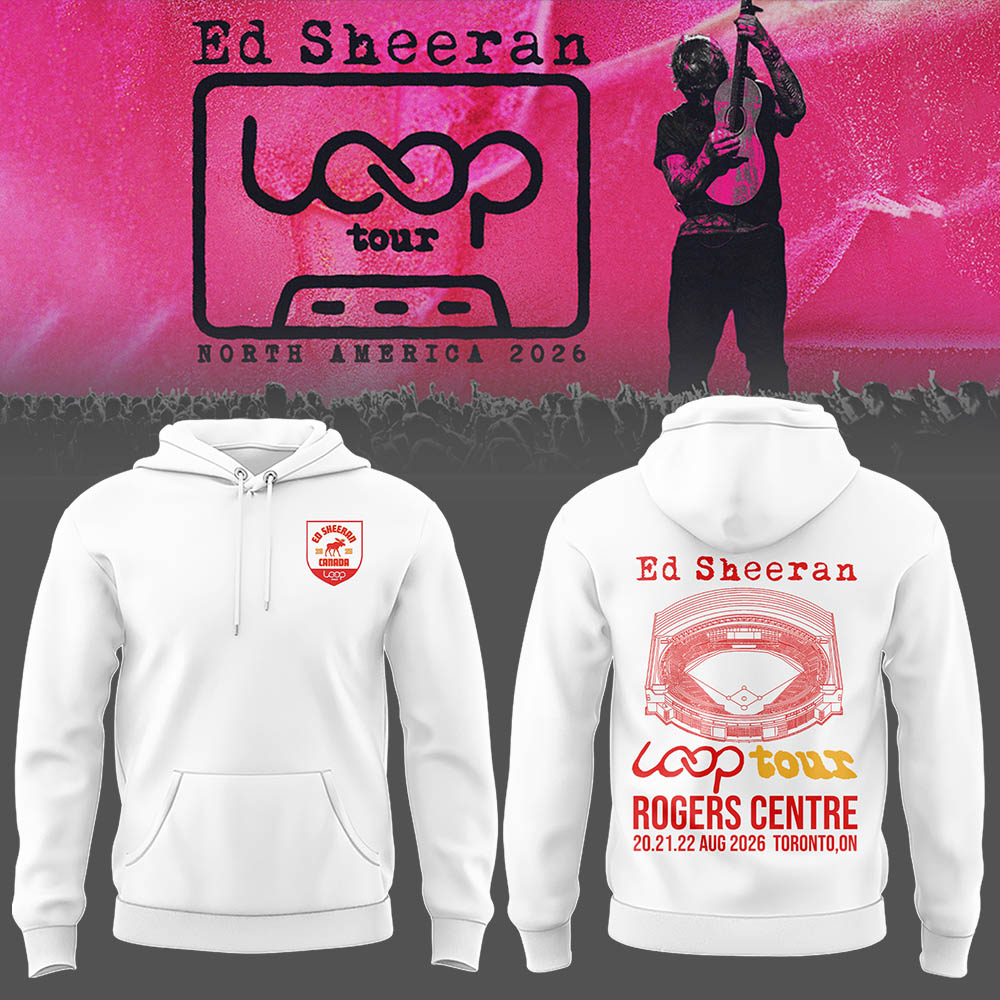Ed “North American Loop Tour 2026” at Rogers Centre,ON 🎸➕✖️➗Hoodie