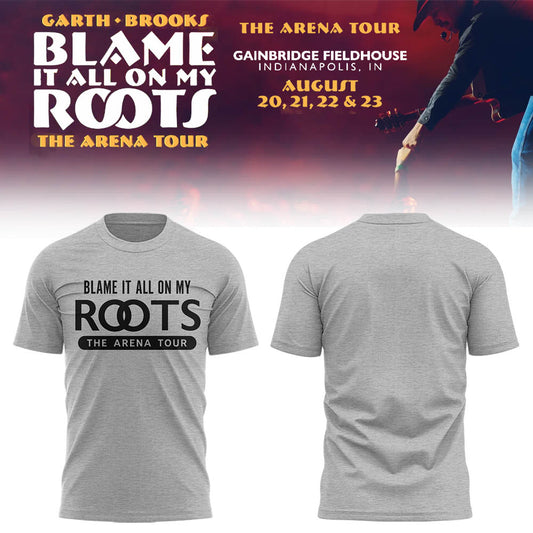 Limited Edition Blame It All On My Roots Arena Tour In Gainbridge Fieldhouse Shirt