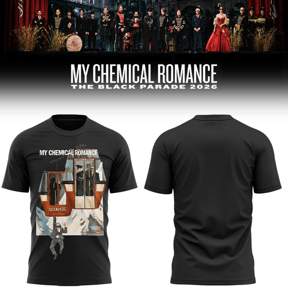 Limited Edition MCR Long Live The Black Parade Tour US 2026 At Denver Tshirt