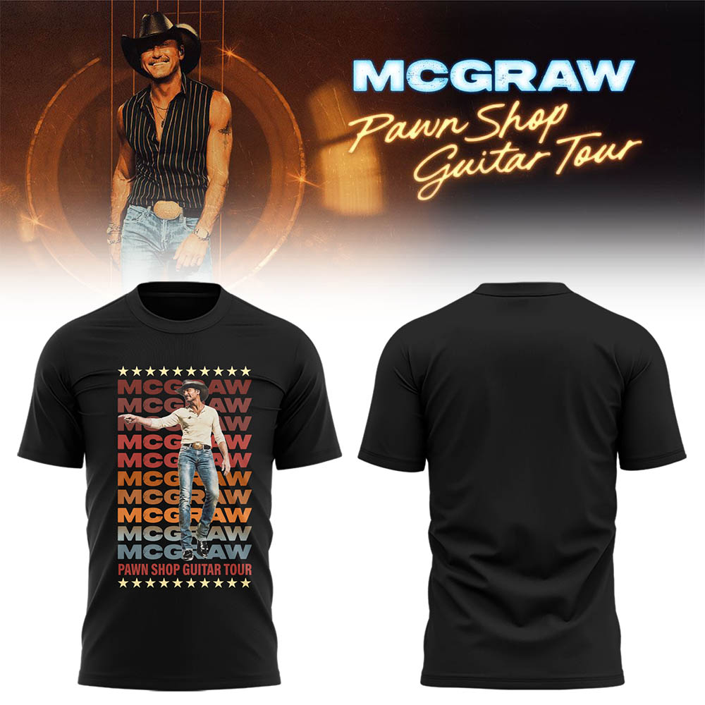 McGraw 🤠🎤 “Pawn Shop Guitar Tour 2026” Shirt