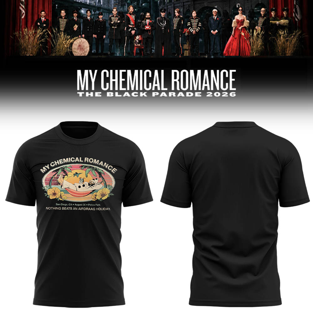 Limited Edition MCR Long Live The Black Parade Tour US 2026 At Petco Park Tshirt