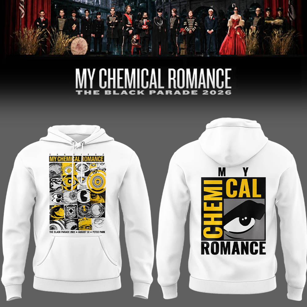 Limited Edition MCR Long Live The Black Parade Tour US 2026 At Petco Park Hoodie