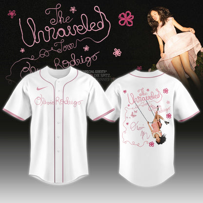 Olivia Rodrigo – The Unraveled Tour 2026/27 Jersey White