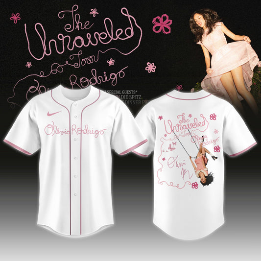 Olivia Rodrigo – The Unraveled Tour 2026/27 Jersey White