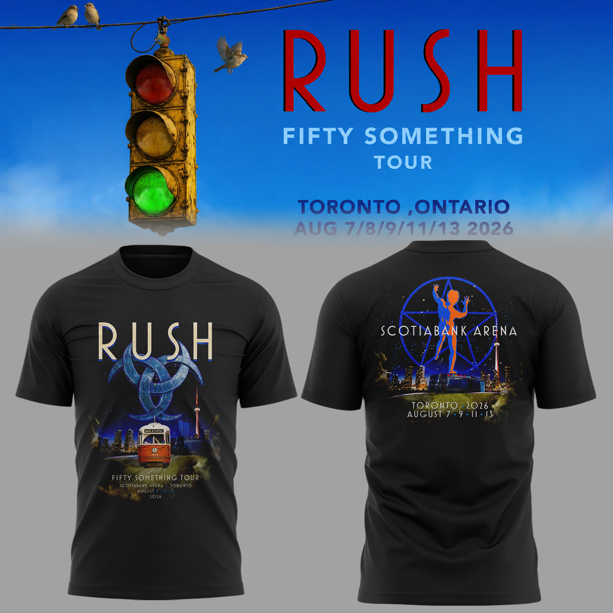 Limited Edition Fifty Something Tour 2026 Shirt