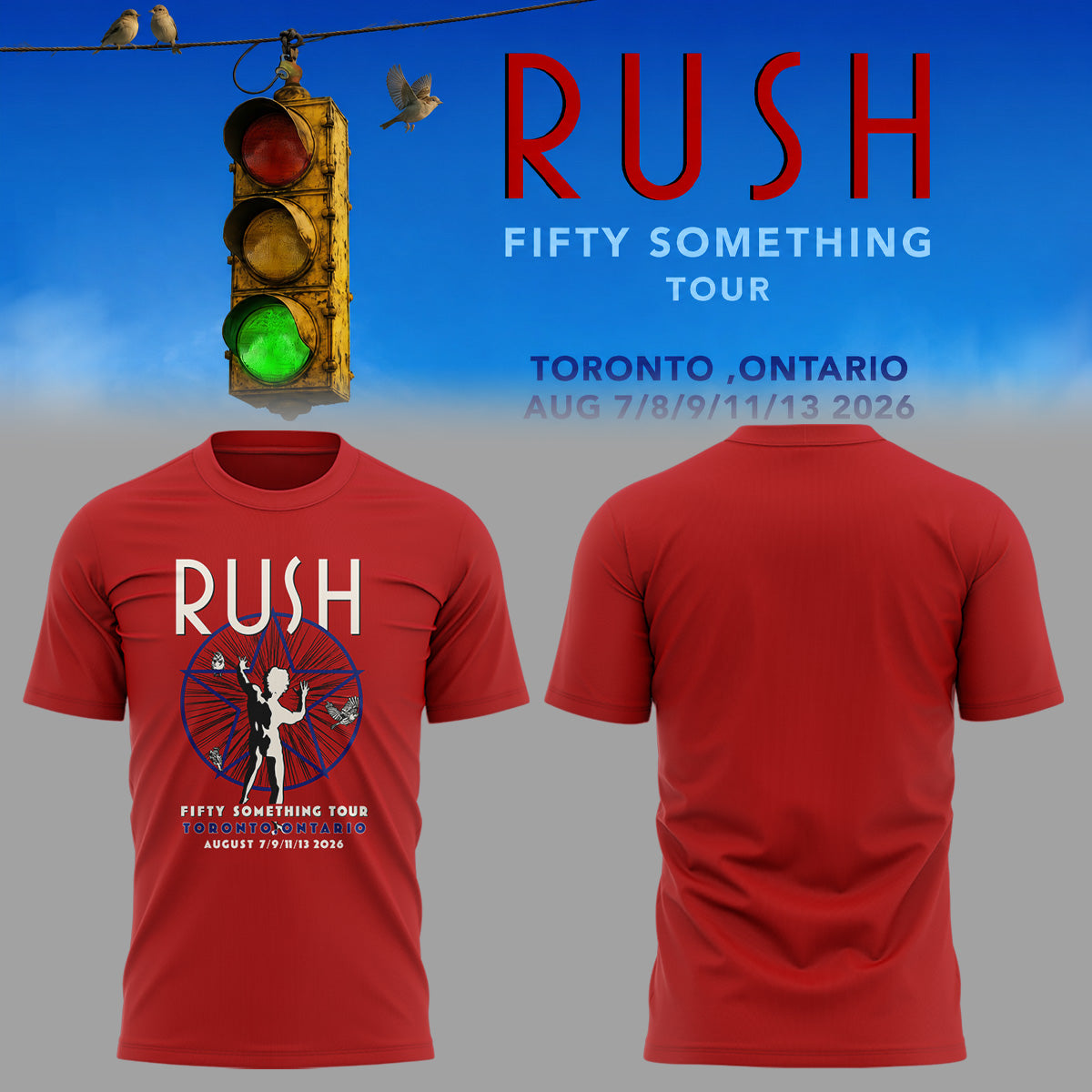 Limited Edition Fifty Something Tour 2026 Shirt