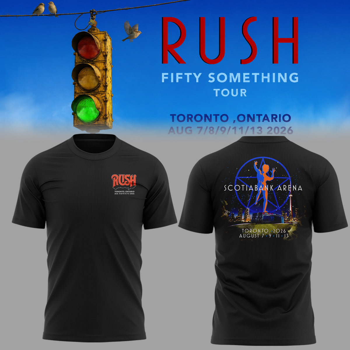 Limited Edition Fifty Something Tour 2026 Shirt