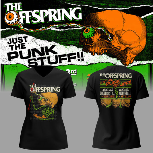 Limited Edition Just the Punk Stuff In Quebec & Montreal V-neck Shirt