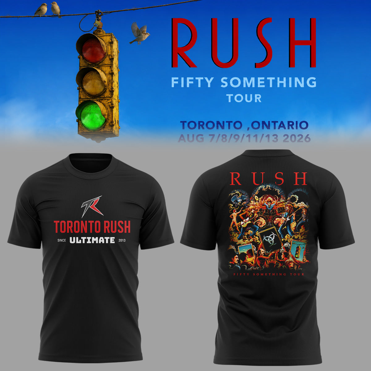 Limited Edition Fifty Something Tour 2026 Shirt