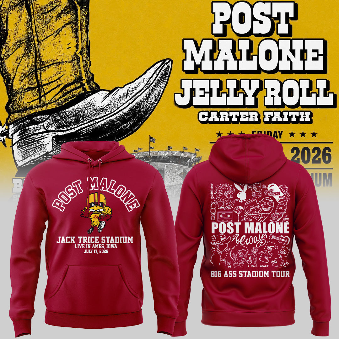 Limited Edition Big Ass Stadium Tour At Jack Trice Stadium Hoodie-ND07172607