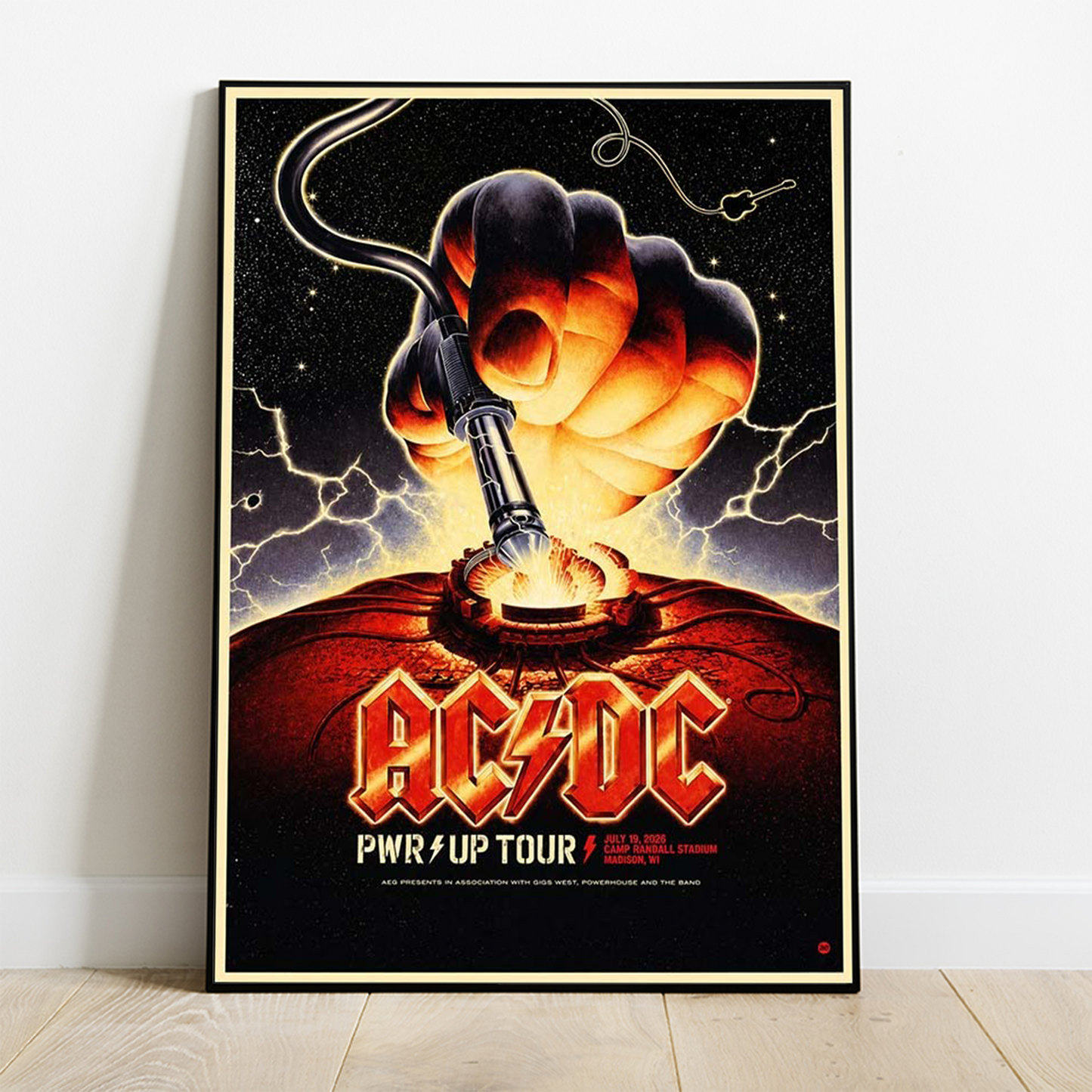 Limited EditioPWR UP Tour 2026 At Wisconsin Stadium Poster