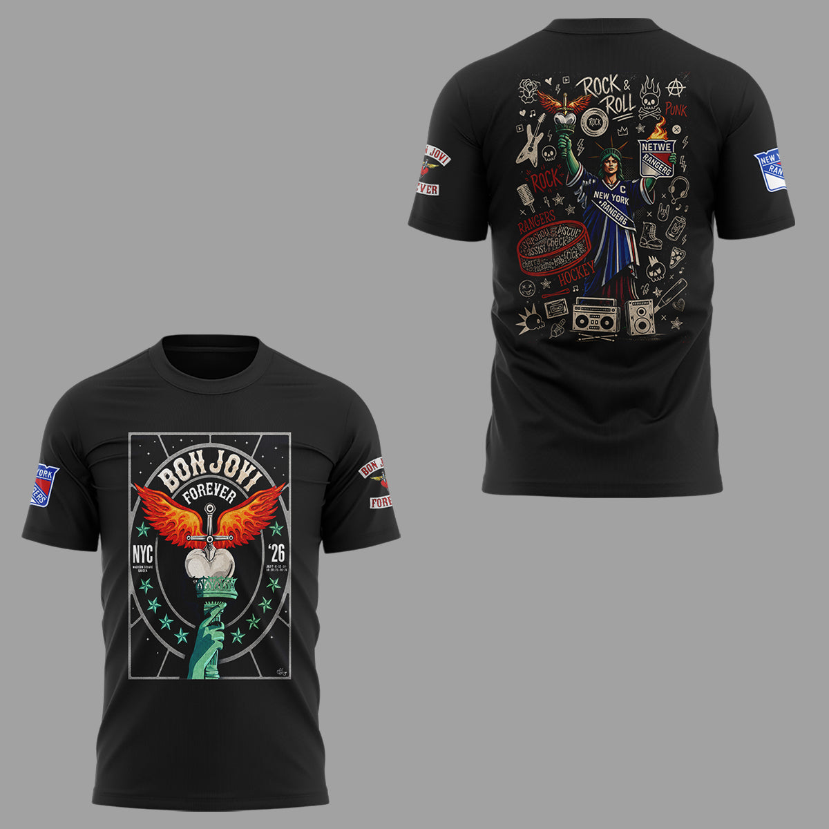 Limited Edition Bon Jovi Forever Tour 2026 tshirt-ND07202616