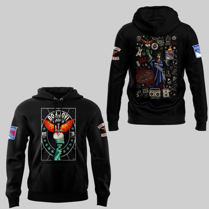 Limited Edition Bon Jovi Forever Tour 2026 Hoodie-ND07202617
