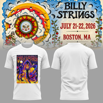 Limited Edition Billy Strings tour 2026 tshirt
