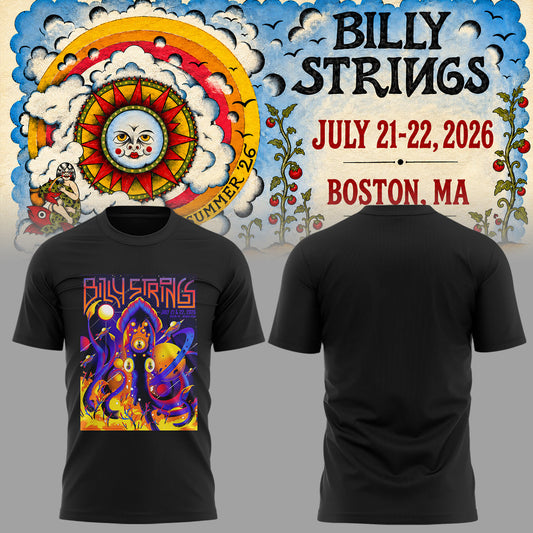 Limited Edition Billy Strings tour 2026 tshirt