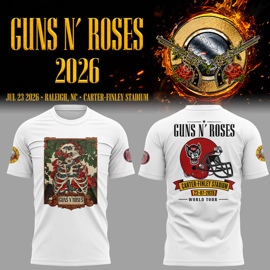 Limited Edition Guns N’ Roses Tour 2026 TShirt