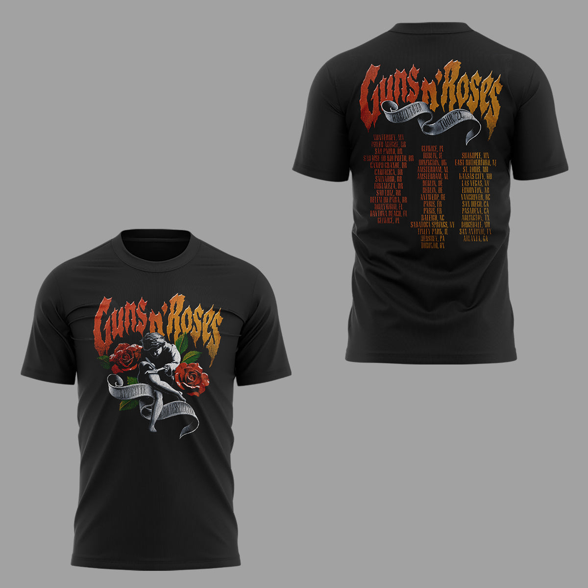 Limited Edition Guns N’ Roses Tour 2026 TShirt