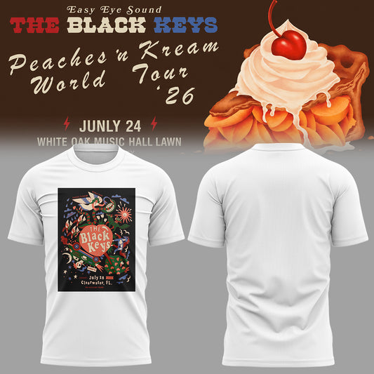 Limited Edition The Black Keys Tour 2026 Tshirt