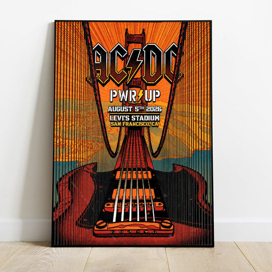 Limited Edition Power Up Tour 2026 Poster