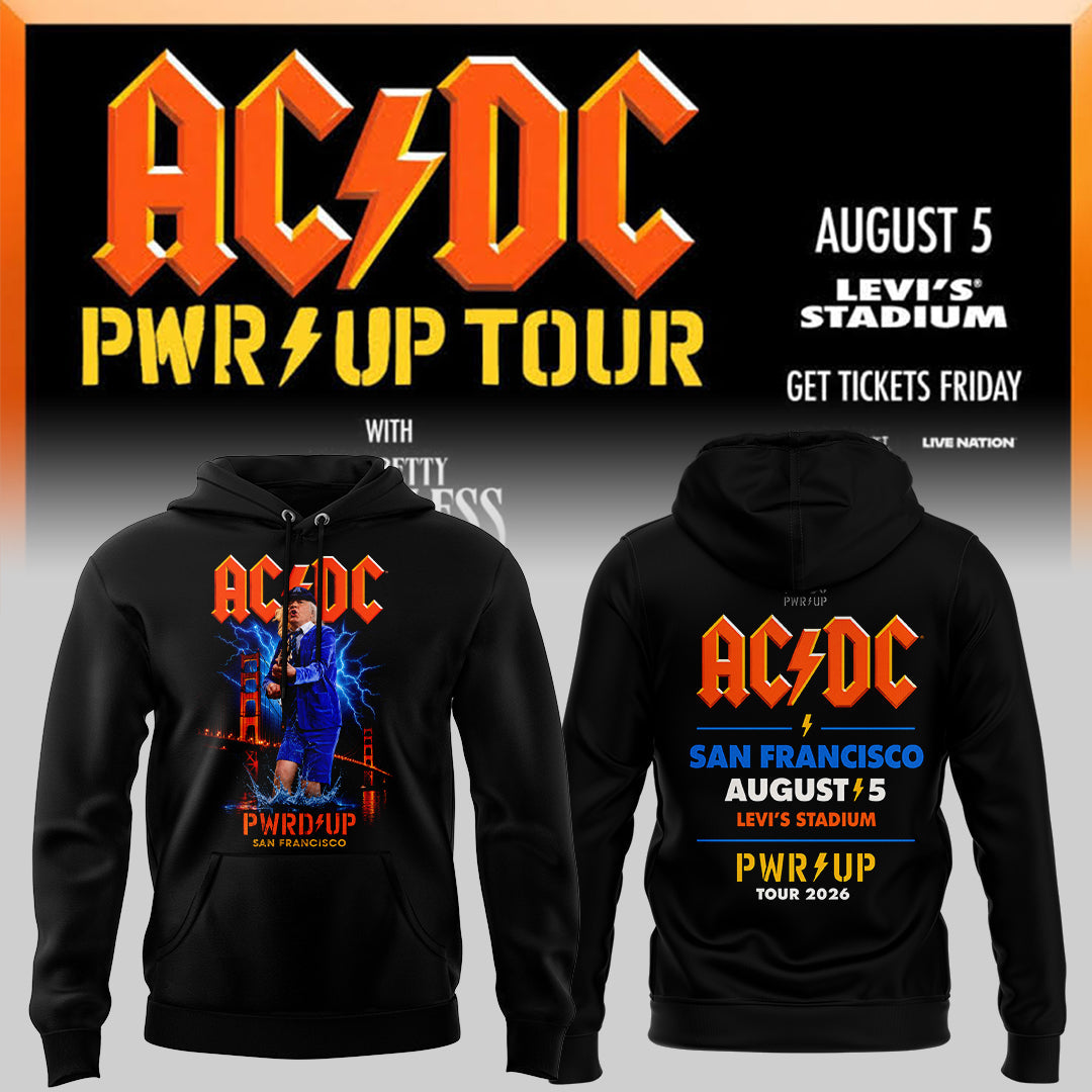 Limited Edition Power Up Tour 2026 At Levi’s Stadium,CA Hoodie