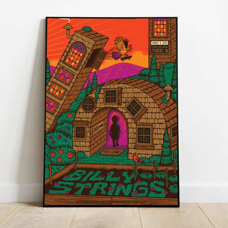Limited Edition Billy Strings tour 2026 poster