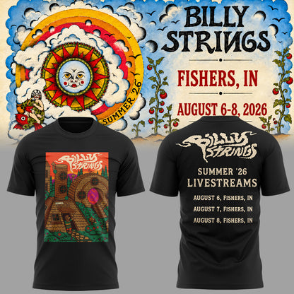 Limited Edition Billy Strings tour 2026 tshirt