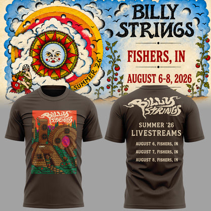 Limited Edition Billy Strings tour 2026 tshirt