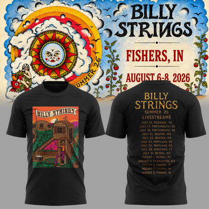 Limited Edition Billy Strings tour 2026 tshirt