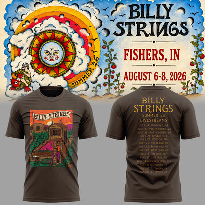 Limited Edition Billy Strings tour 2026 tshirt