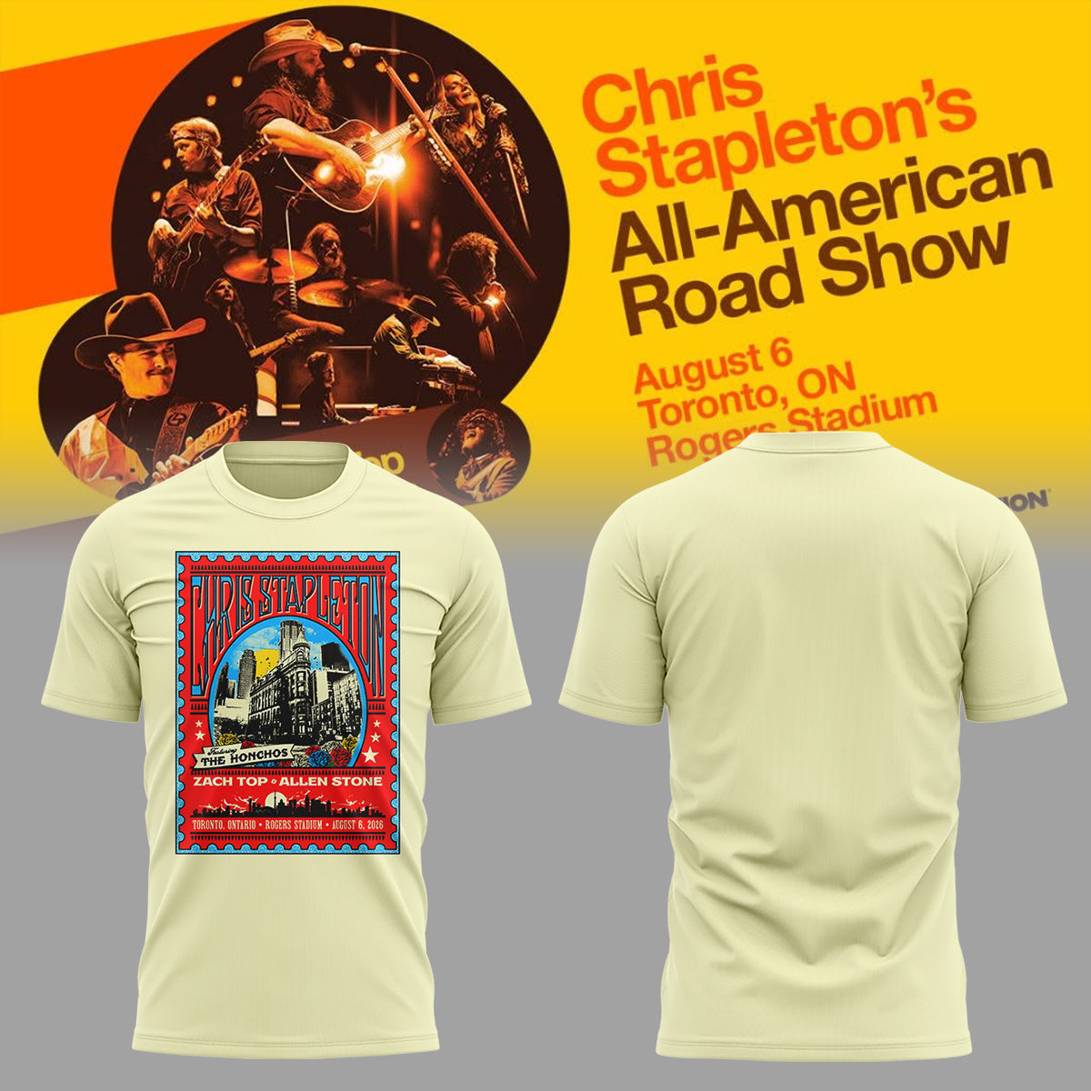 Limited Edition “All-American Road Show” in Rogers Stadium Tshirt