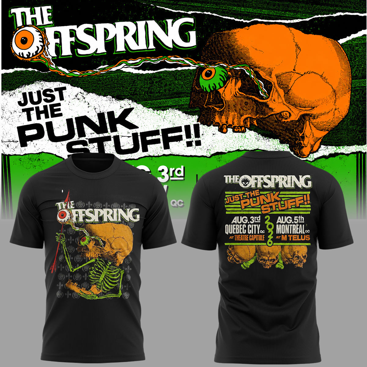 Limited Edition Just the Punk Stuff In Quebec & Montreal Shirt