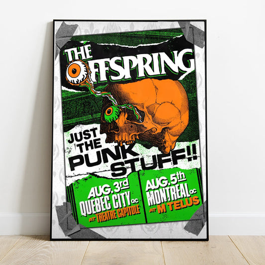 Limited Edition Just the Punk Stuff In Quebec & Montreal Poster