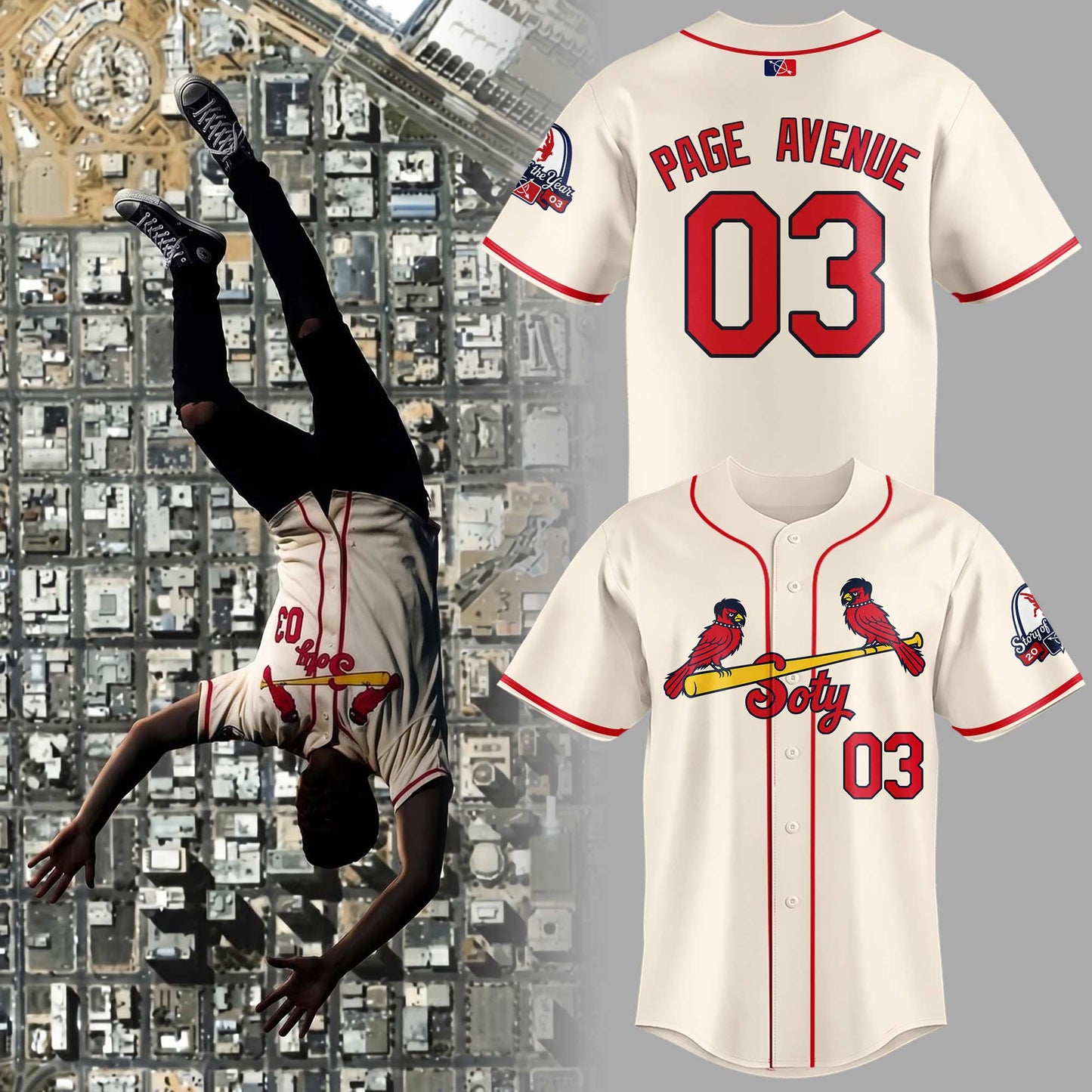 Limited Edition PAGE AVENUE Baseball Jersey