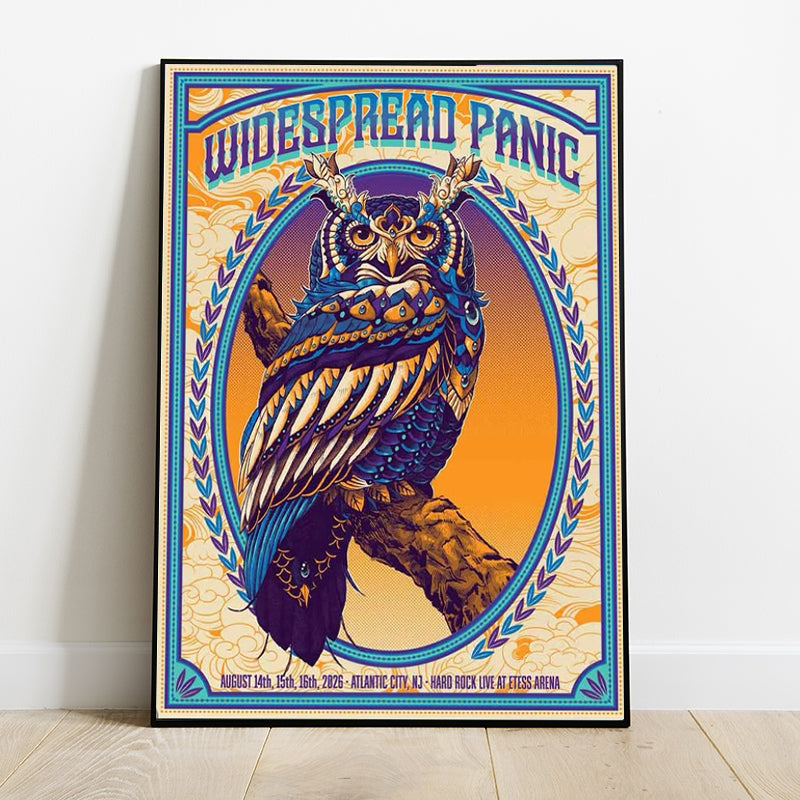 Limited Edition Widespread Panic Tour 2026 poster