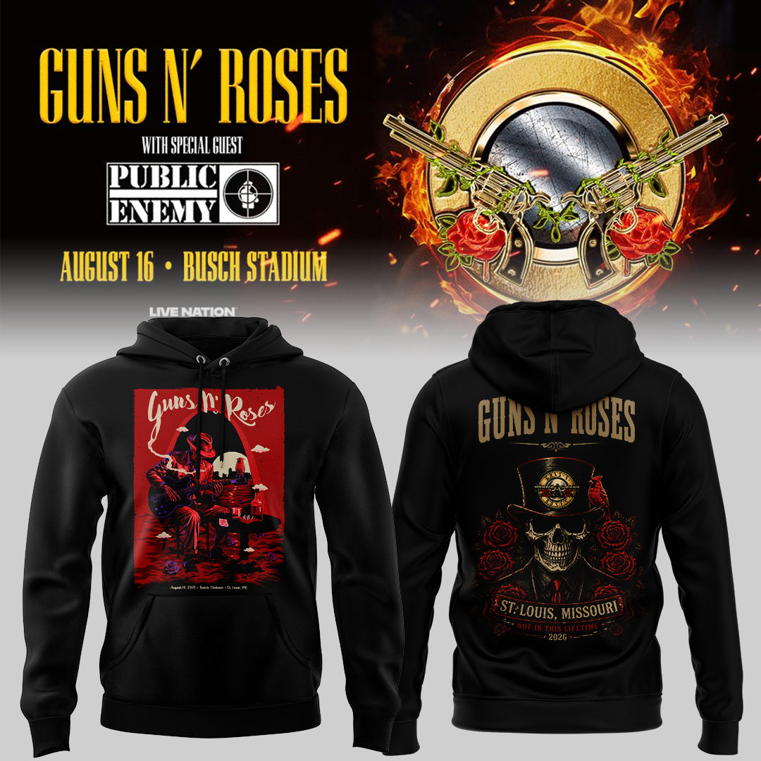 Limited Edition Guns N' Roses x St. Louis Cardinals Hoodie