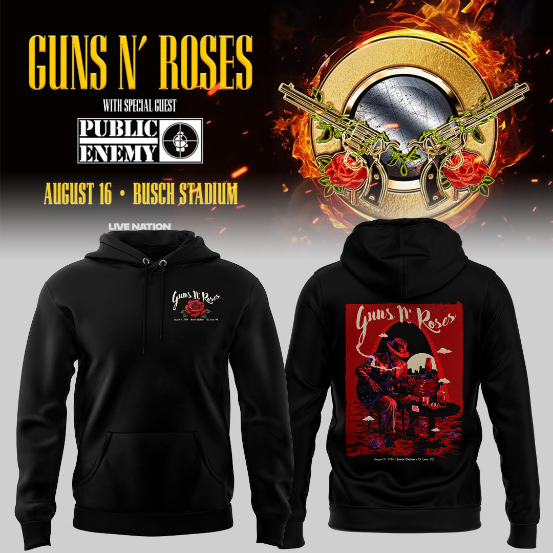 Limited Edition Guns N' Roses x St. Louis Cardinals Hoodie