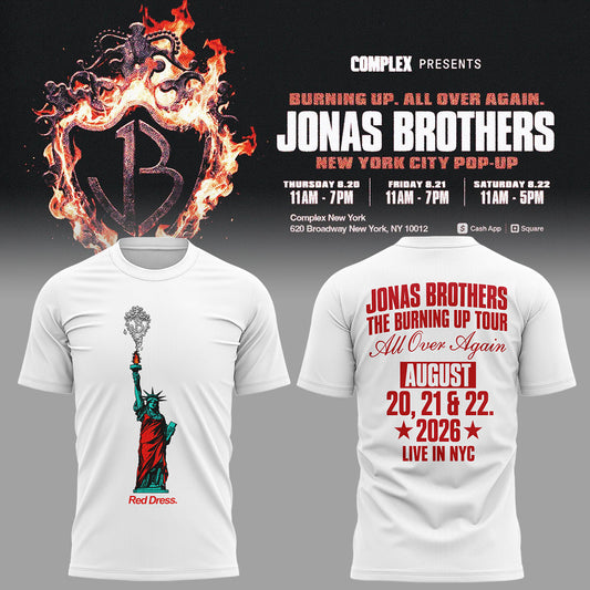 Limited Edition “The Burning Up Tour: All Over Again” 2026 Tshirt