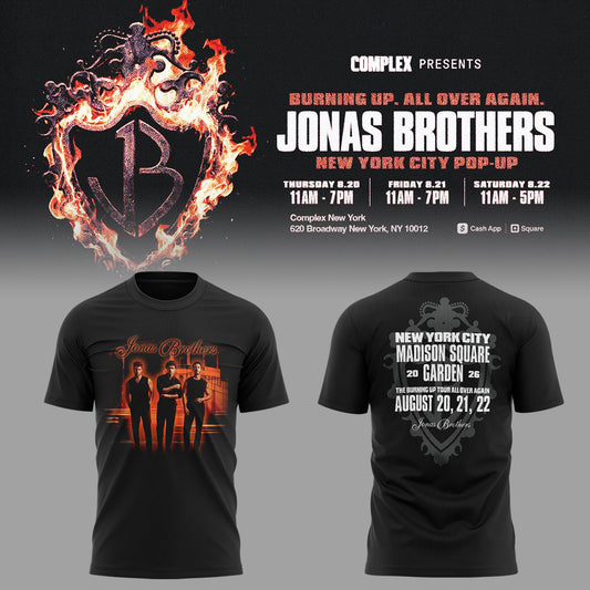 Limited Edition “The Burning Up Tour: All Over Again” 2026 Tshirt