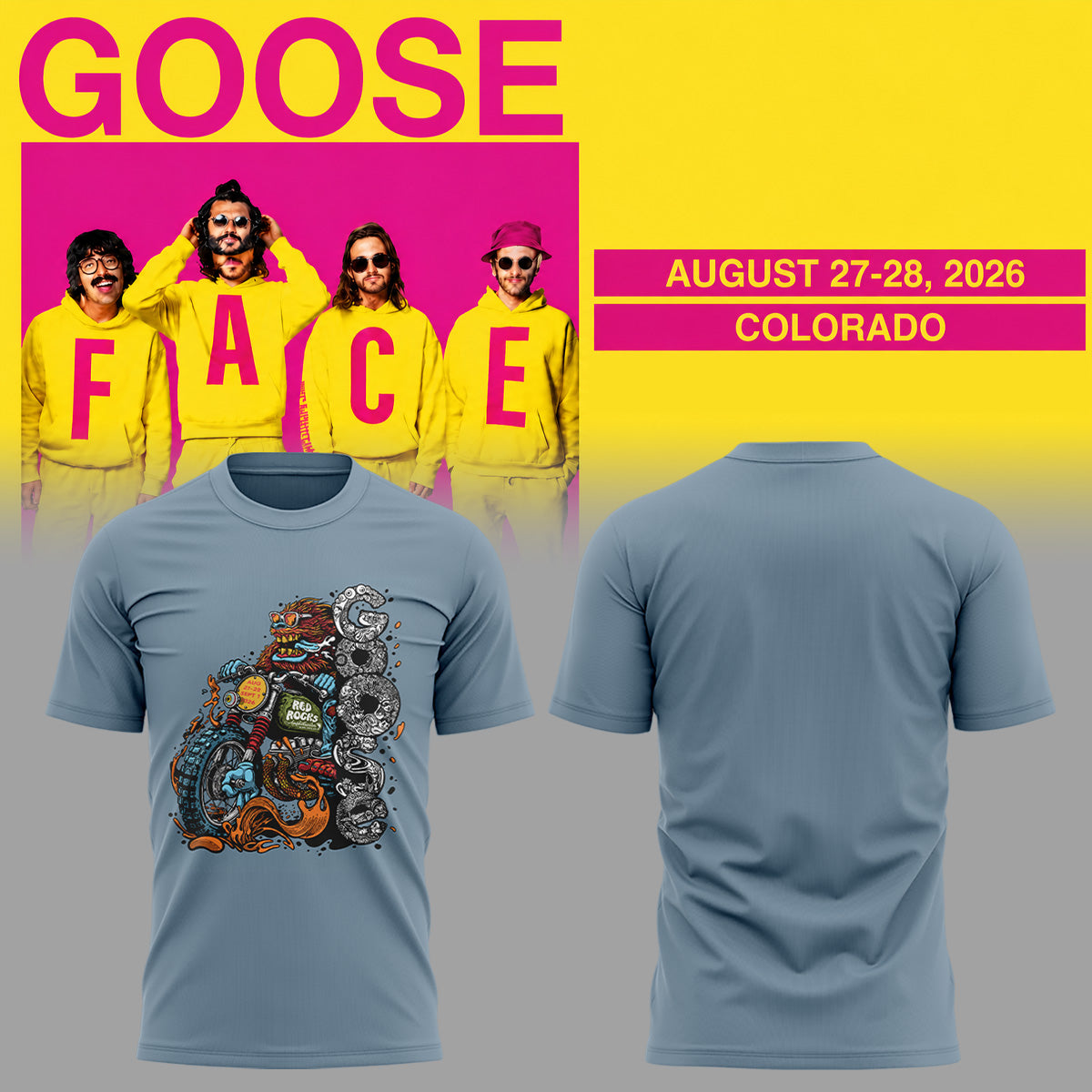 Limited Edition Goose – Big Tour 2026 Tshirt