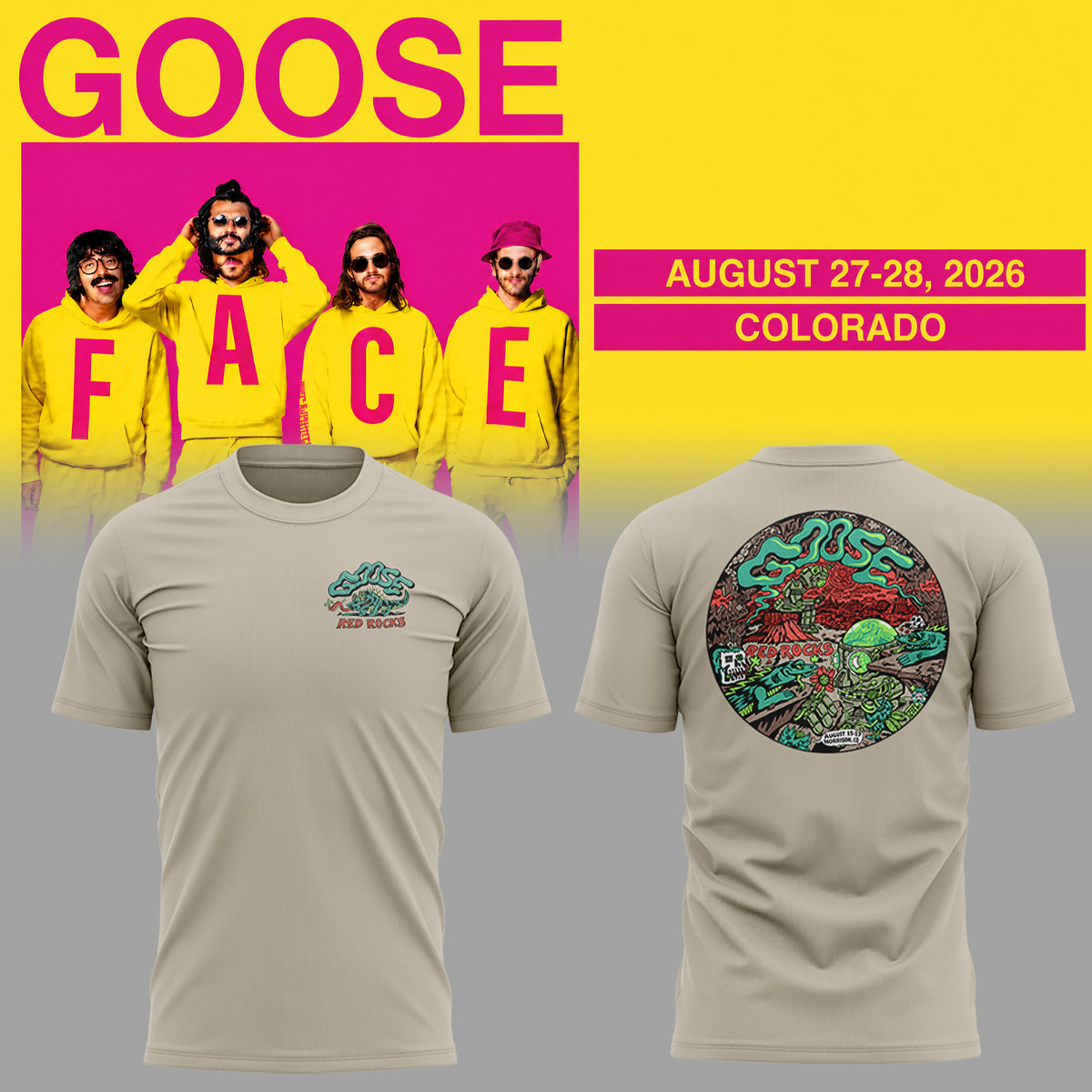 Limited Edition Goose – Big Tour 2026 Tshirt