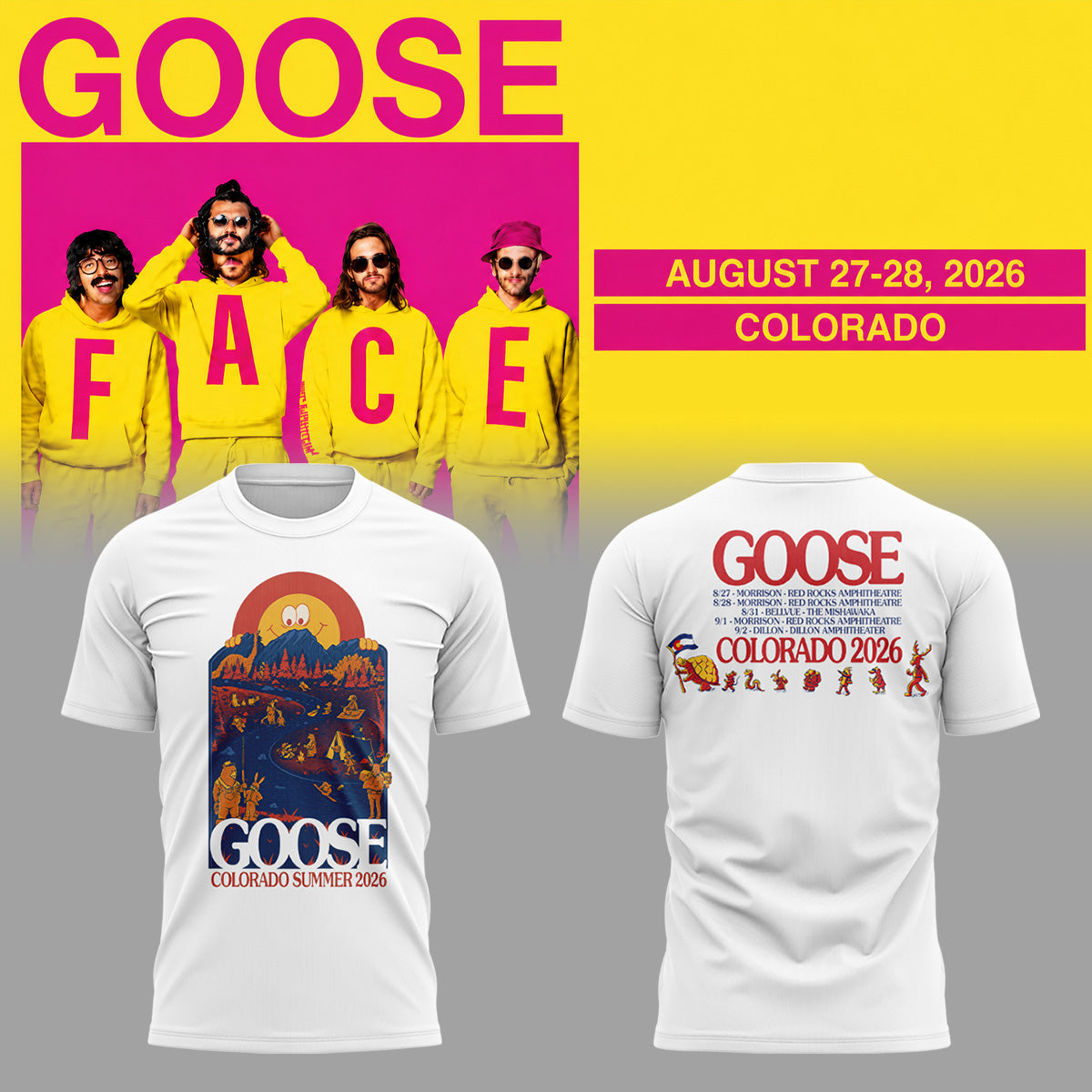 Limited Edition Goose – Big Tour 2026 Tshirt