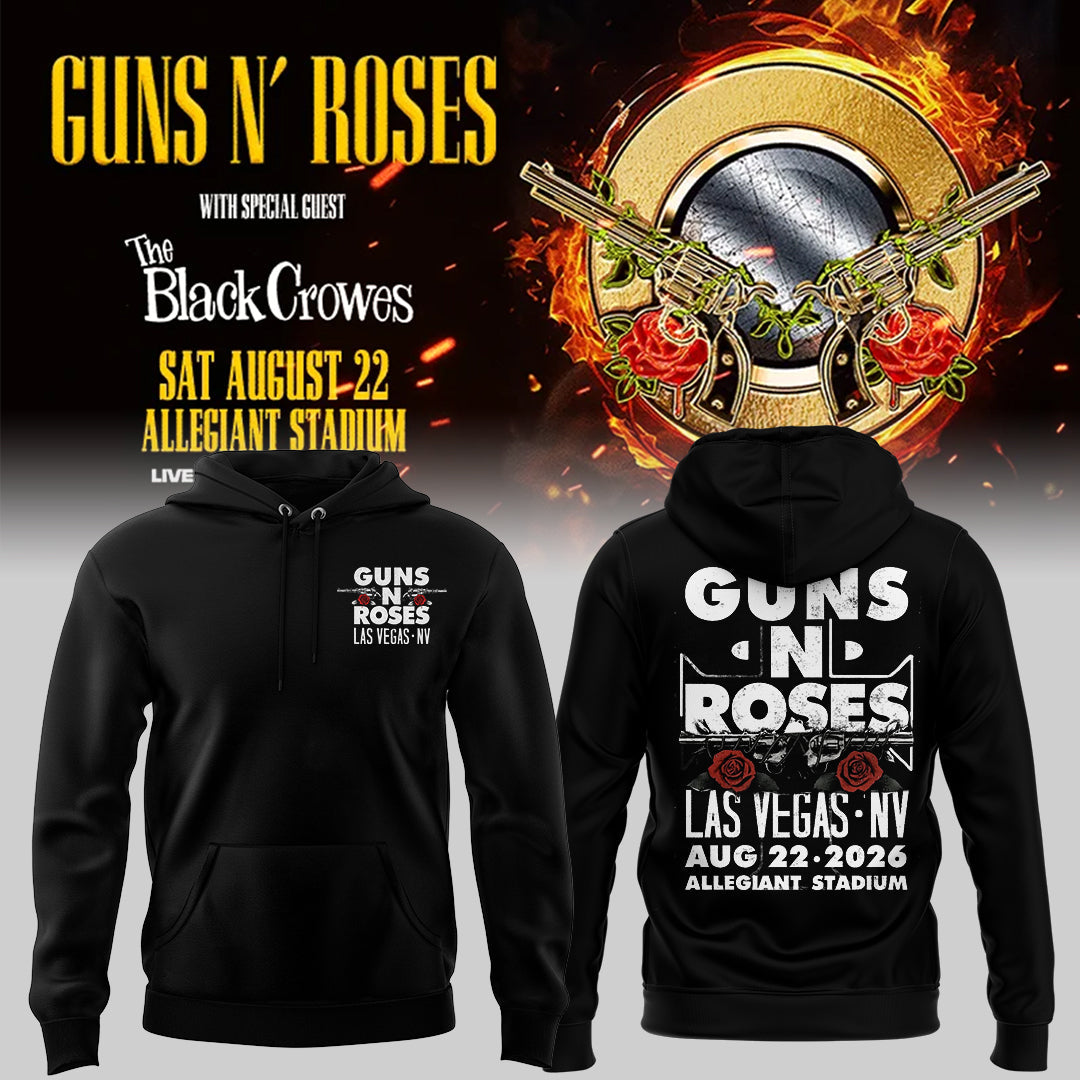 Limited Edition Guns N’ Roses Tour 2026 Hoodie