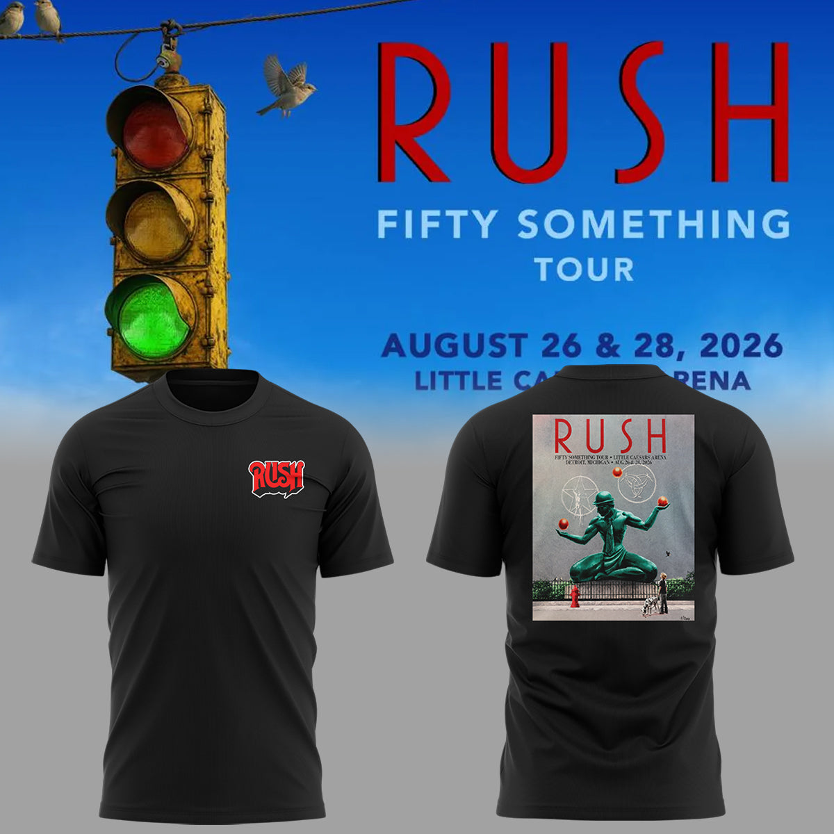 Limited Edition Fifty Something Tour 2026 Shirt