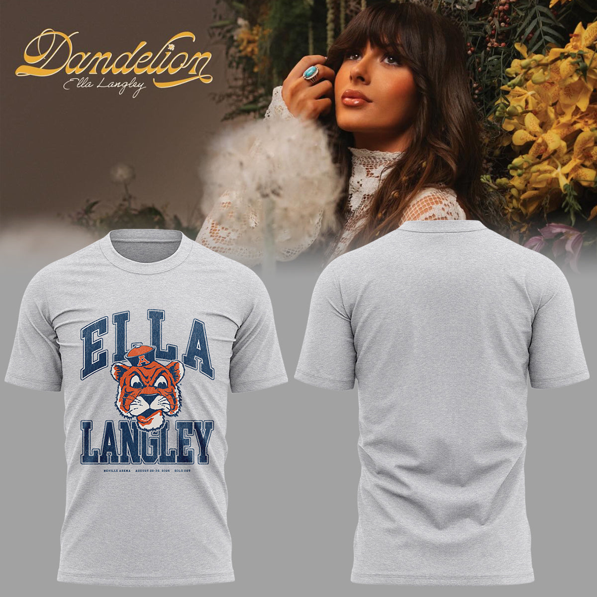 Limited Edition Ella Langley Dandelion Tour 2026 Shirt