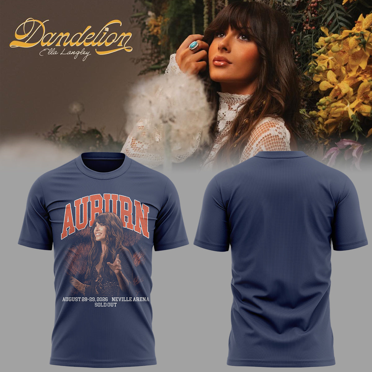 Limited Edition Ella Langley Dandelion Tour 2026 Shirt