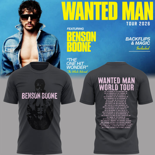 Limited Edition Wanted Man Tour 2026 Shirt