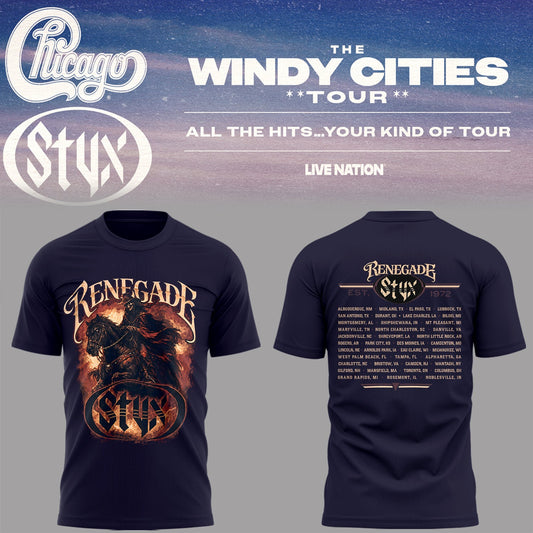 Limited Edition The Windy Cities Tour – All The Hits… Your Kind of Tour Shirt