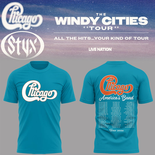 Limited Edition The Windy Cities Tour – All The Hits… Your Kind of Tour Shirt