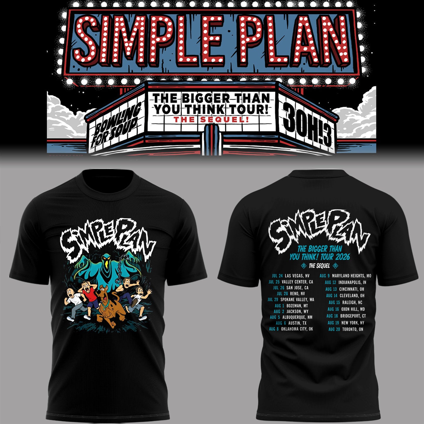 Limited Edition Bigger Than You Think! Tour Shirt