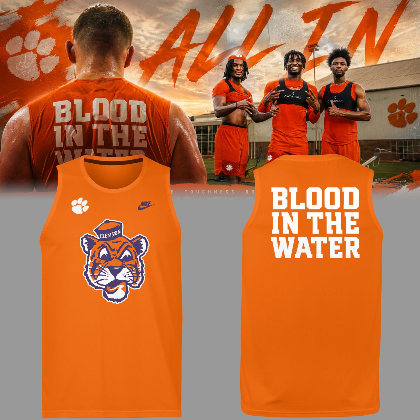 Limited Edition “Blood In The Water” Tank Top